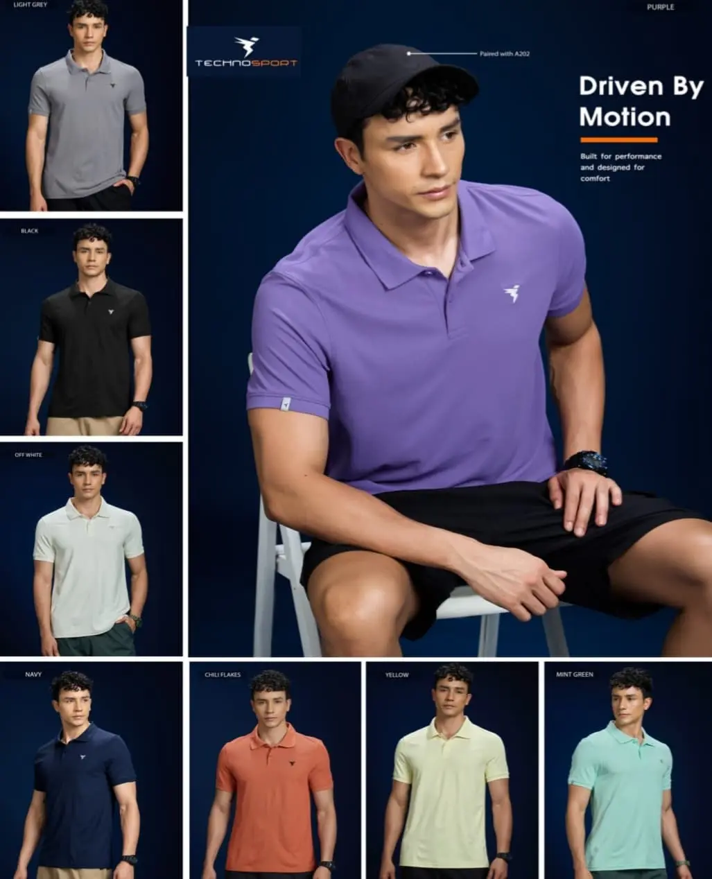 Sports polo T-shirts